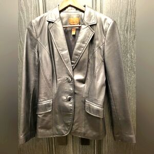 Vintage 90's, Y2k, Genuine Danier Leather Blazer/Jacket Size Small. Worn once